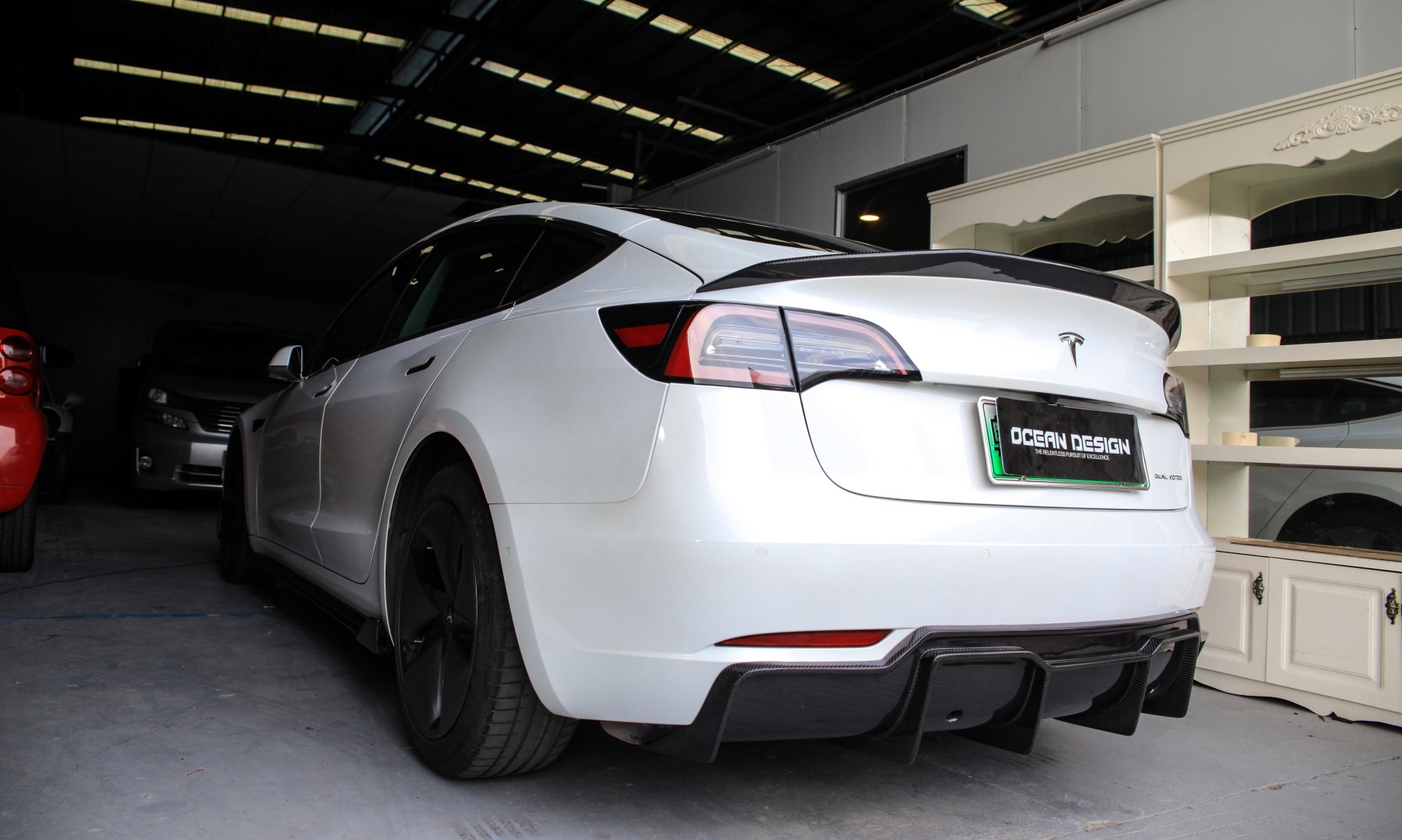 Tesla Model 3 V Style Parts - styling view