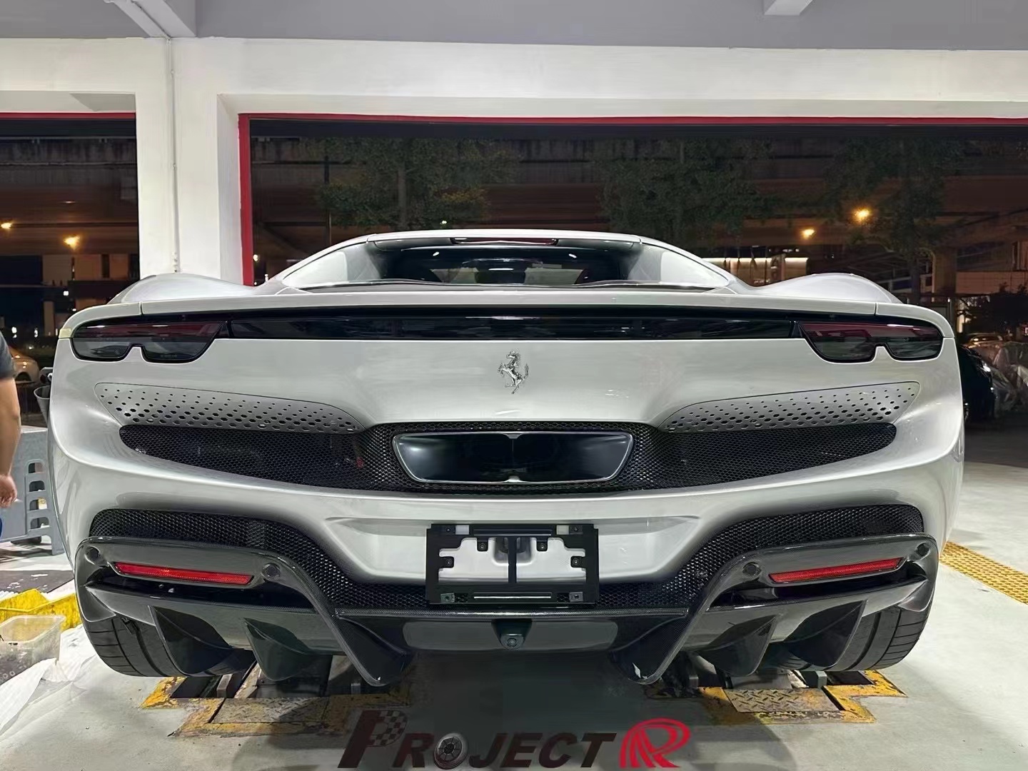 Ferrari 296 OEM Style Dry Carbon Parts - styling view
