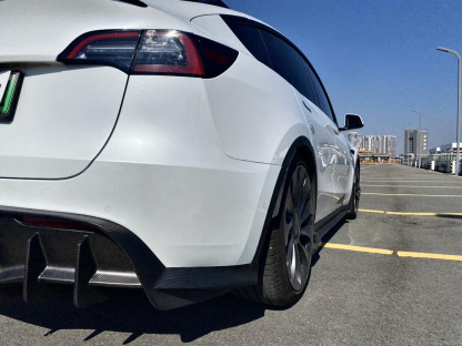 Tesla Model Y Ocean Design Gen 1 Style Dry Carbon Parts - styling view