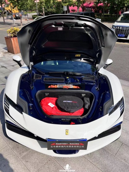 Ferrari SF90 OEM Style Dry Carbon Parts - styling view