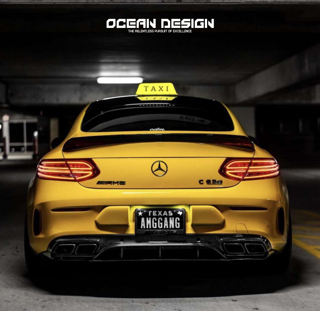 Mercedes-Benz C63 Coupe ModCarbon Style Parts - styling view