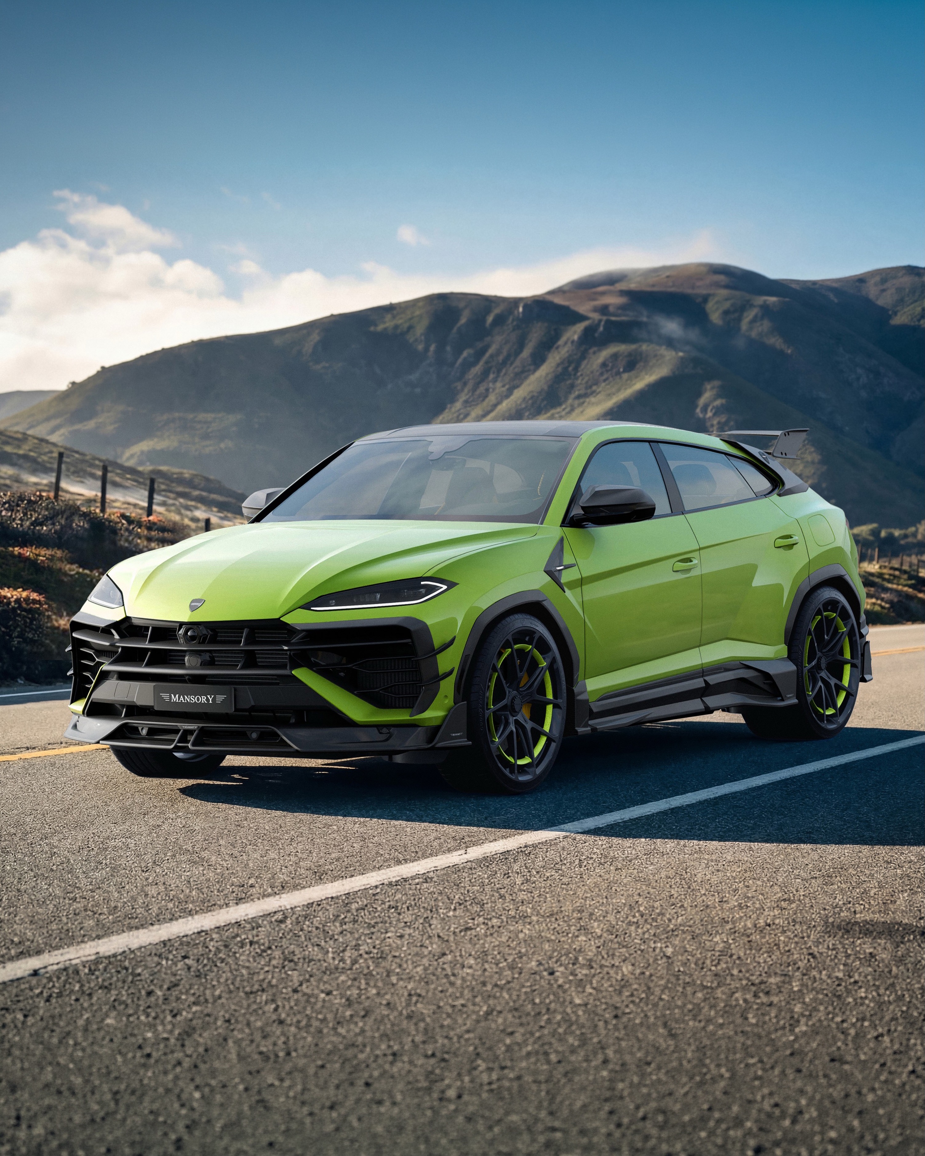 Lamborghini Urus SE M Style Dry Carbon Parts - styling view