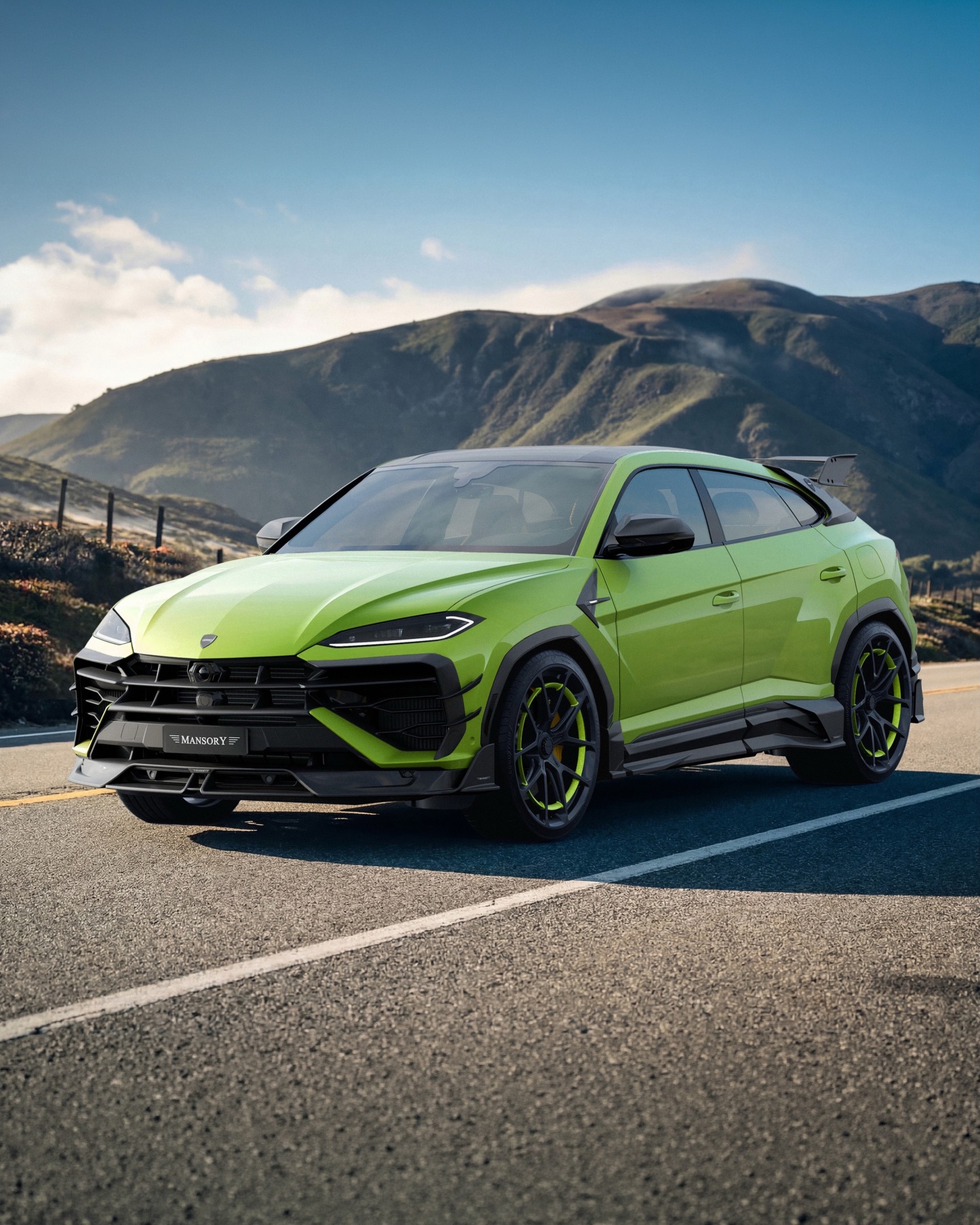 Lamborghini Urus SE M Style Dry Carbon Parts - styling view