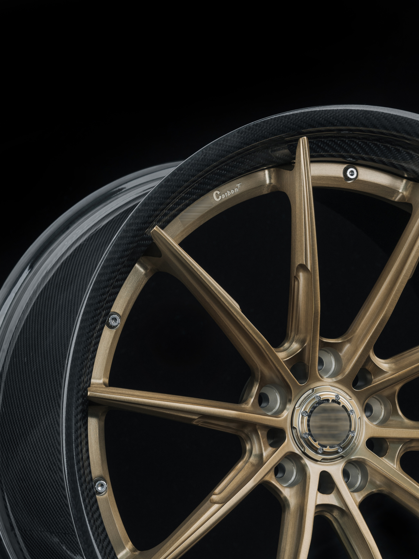 Octopus & Ocean Design Custom Carbon Fiber Wheels - styling view