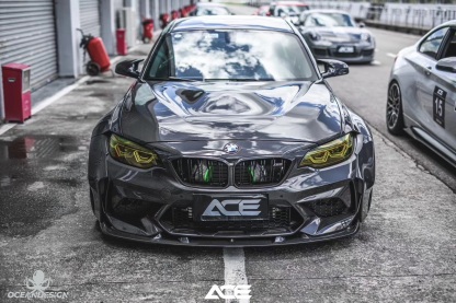 BMW F87 M2C OEM Style Carbon Fiber Body Parts - styling view