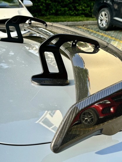 BMW G87 M2/G80 M3/G82 M4 AK Style Dry Carbon GT Wing - styling view