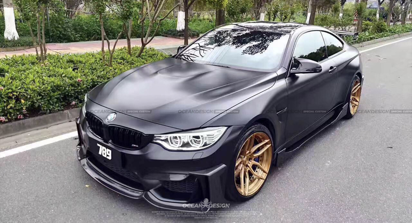 BMW F80 M3/F82 M4 MAD Type 1 Style Parts - styling view