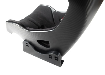 McLaren Senna Style Dry Carbon Bucket Seat - styling view
