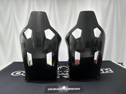 Porsche GW Style Dry Carbon Bucket Seat - styling view