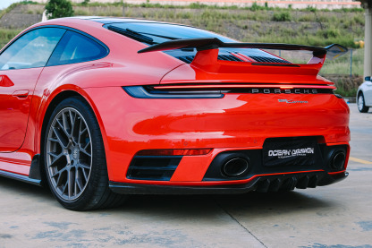 Porsche 911 992.1 Techart Style Carbon Parts - styling view