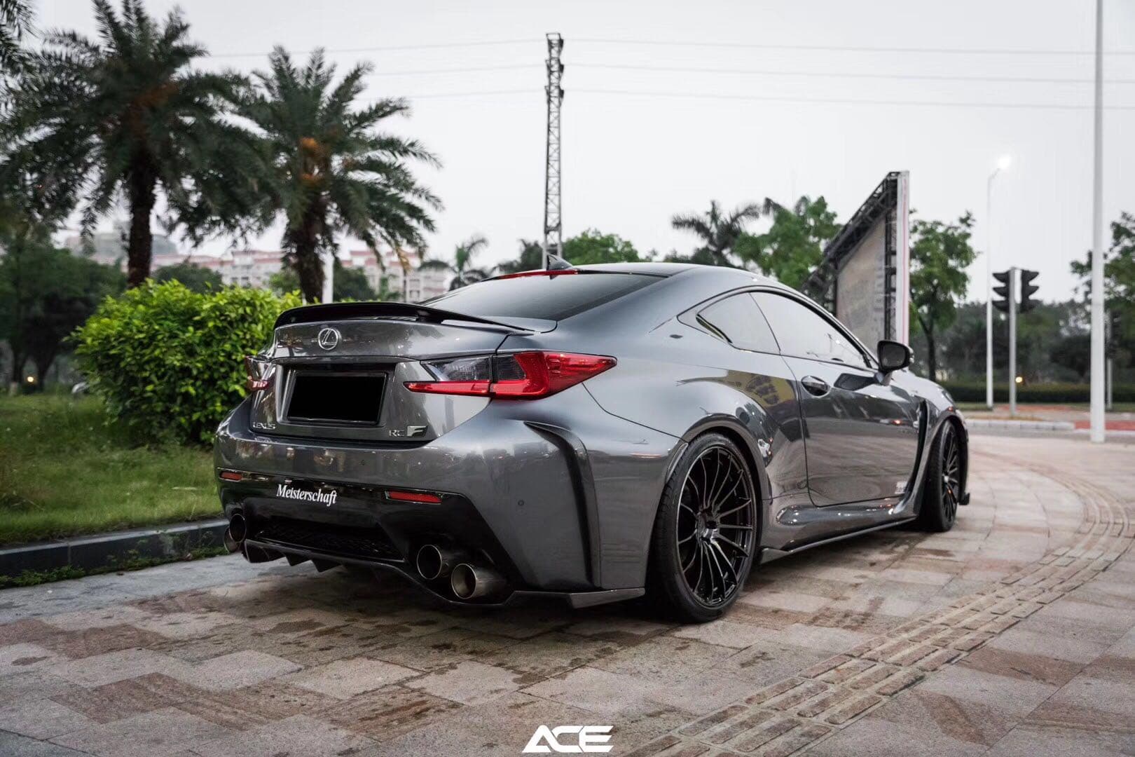 Lexus RC F Ocean Design Style Carbon Fiber Parts - styling view