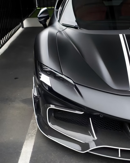 Ferrari SF90 M Style Dry Carbon Parts - styling view
