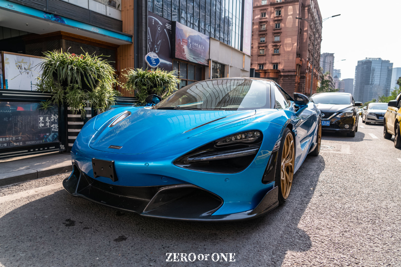McLaren 720S V Style Carbon Fiber Parts - styling view