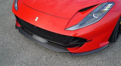 2018- Up Ferrari 812 Superfast & GTS Splitter Front Lip Dry Carbon Fiber N Series Bodykit