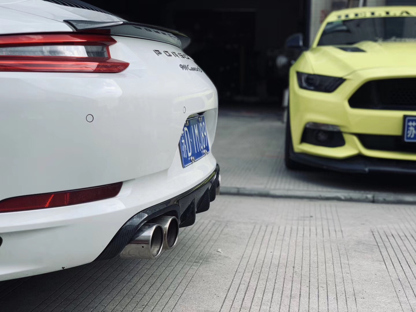Porsche 911 991.2 Ocean Design Style Parts - styling view