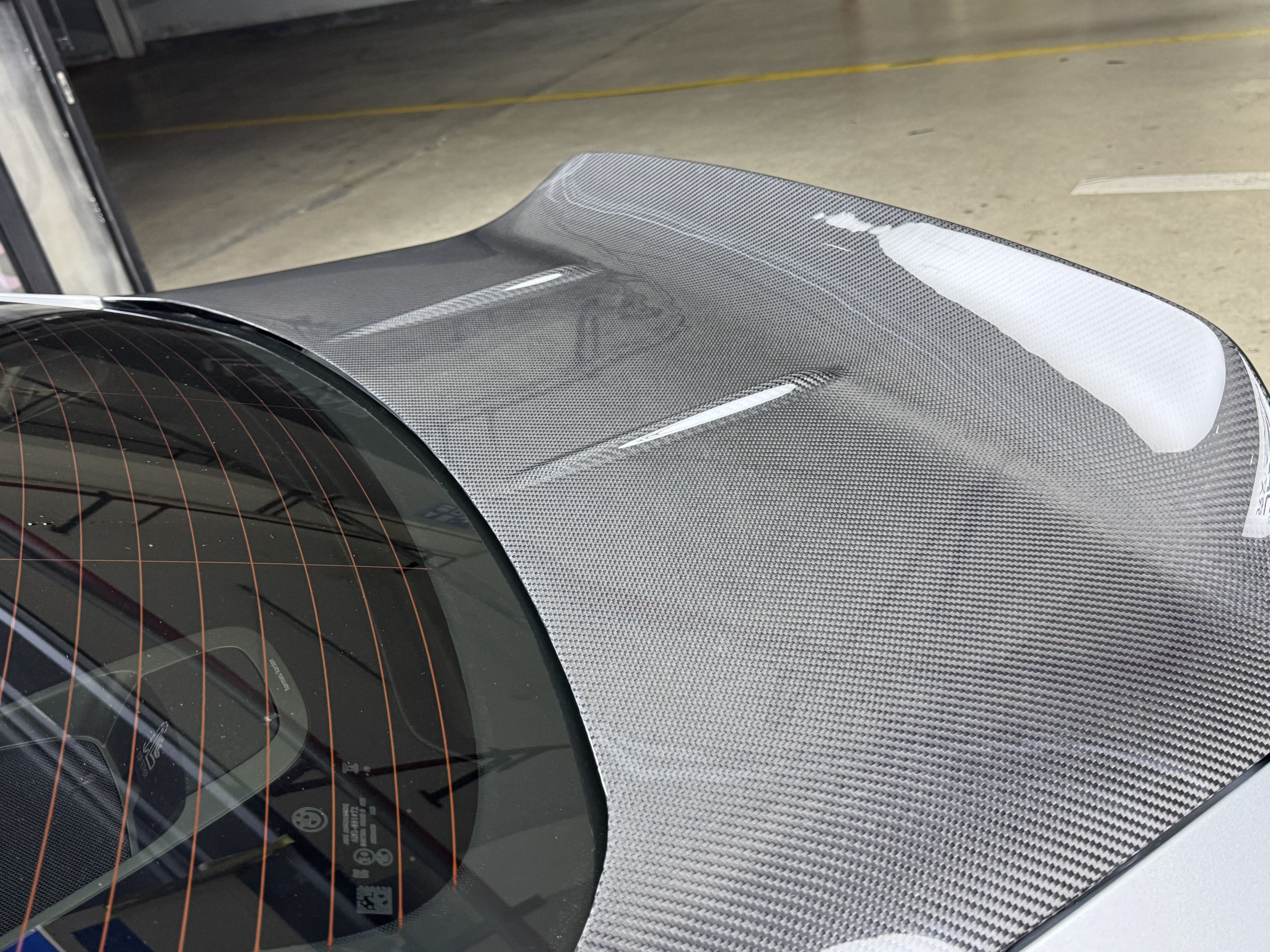 BMW G87 M2 Ocean Design CSL Style Dry Carbon Trunk Lid - styling view