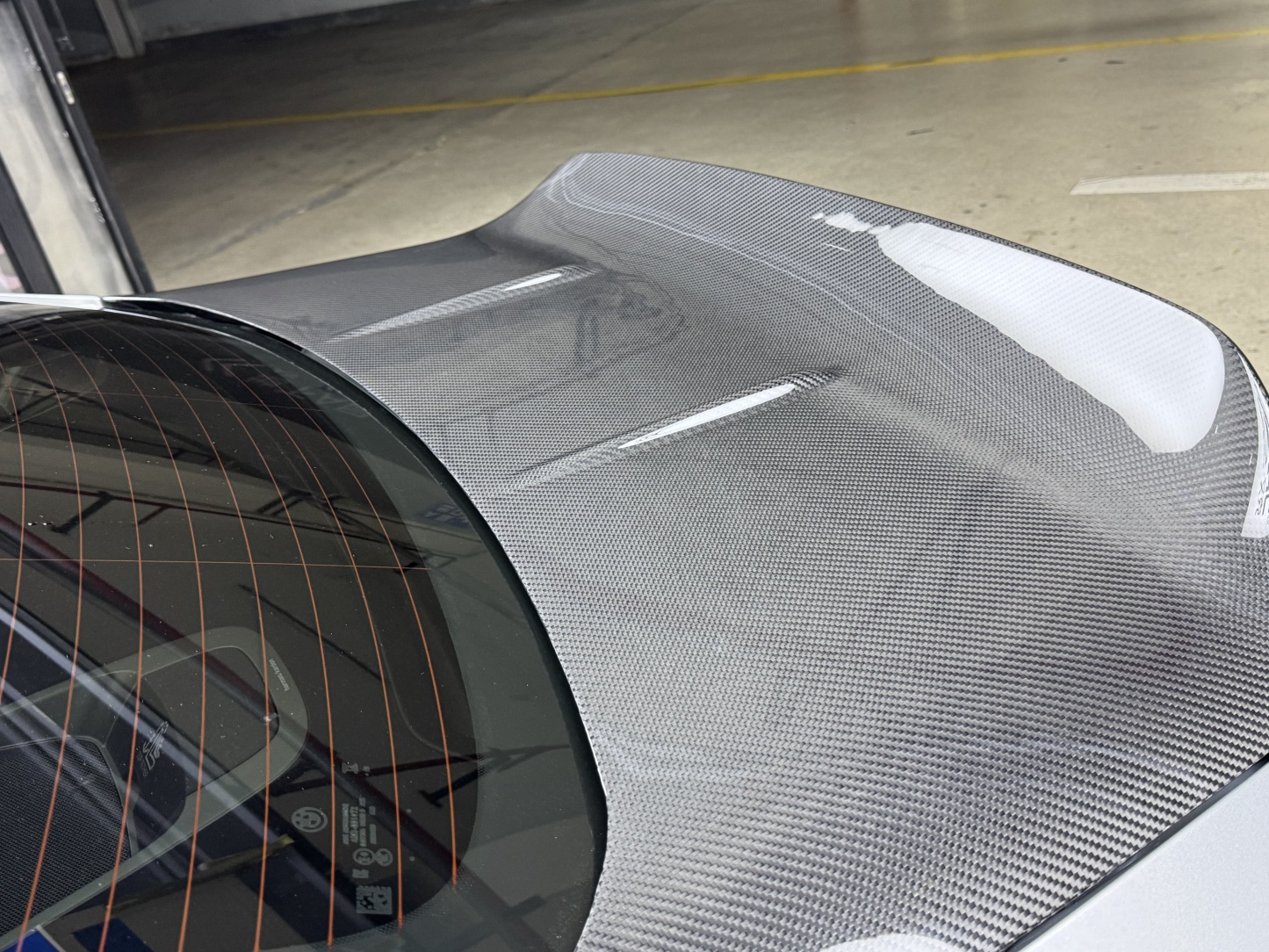 BMW G87 M2 Ocean Design CSL Style Dry Carbon Trunk Lid - styling view