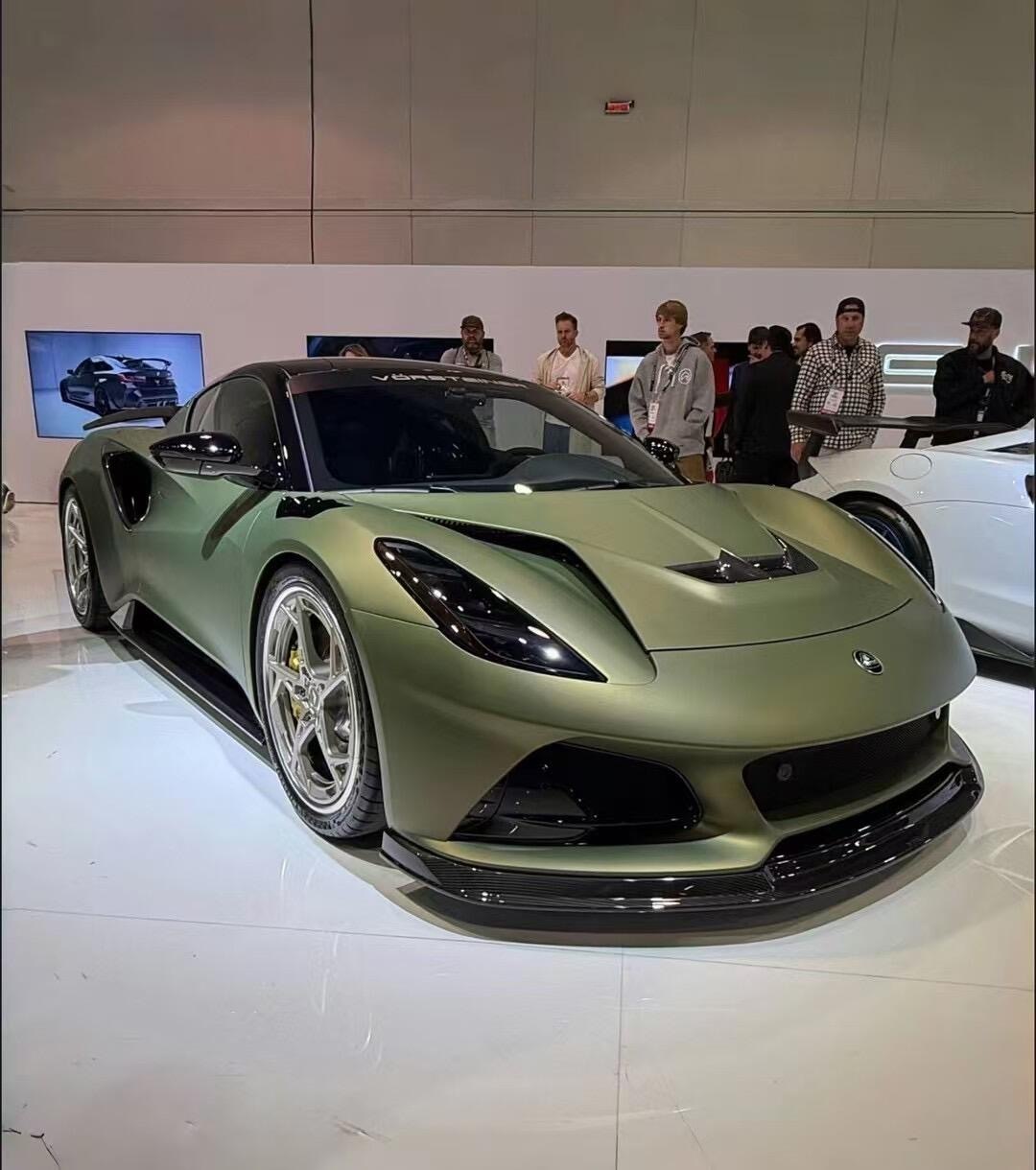 Lotus Emira V Style Dry Carbon Parts - styling view