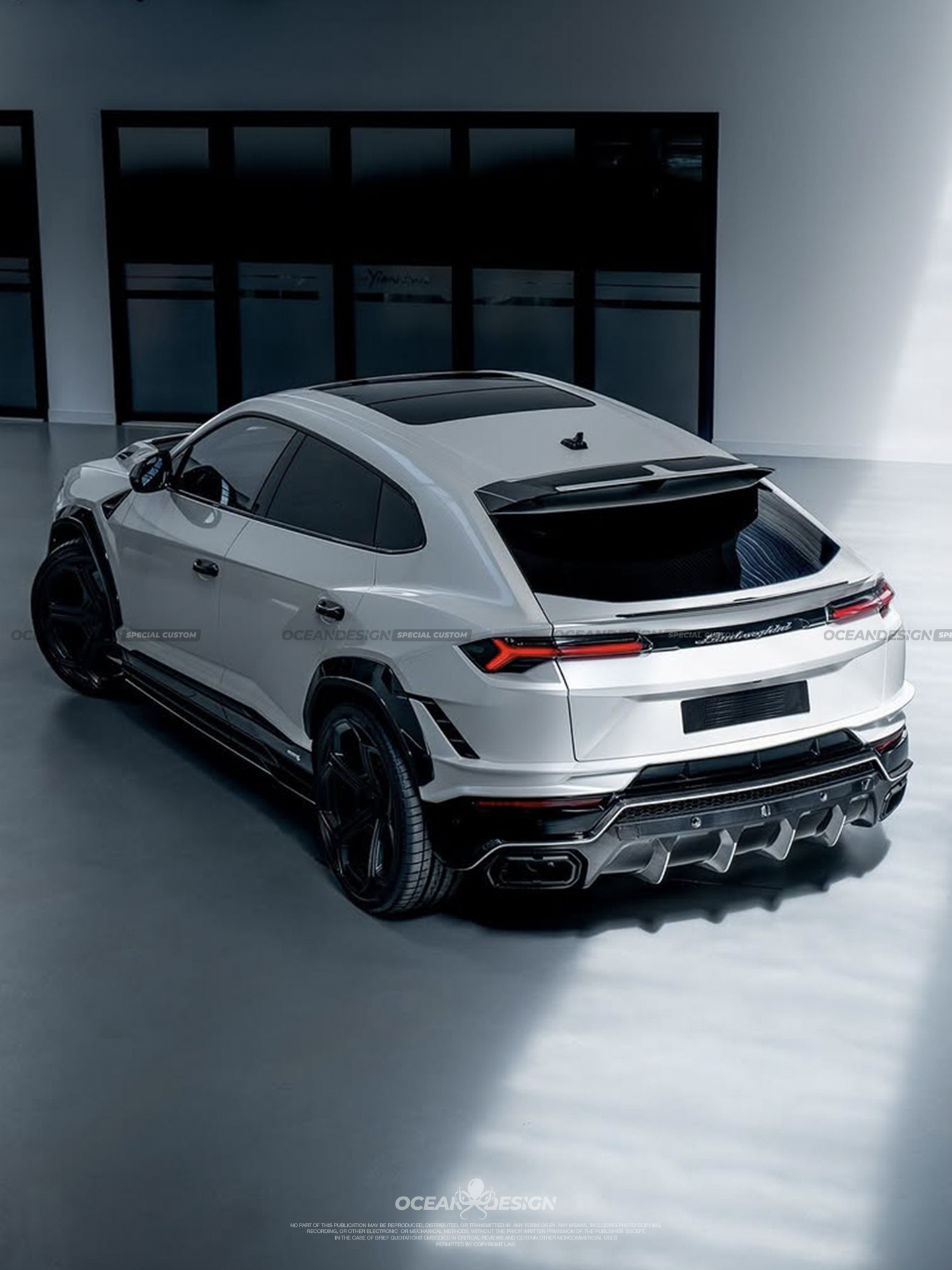 Lamborghini Urus S Ocean Design Style Dry Carbon Parts - styling view