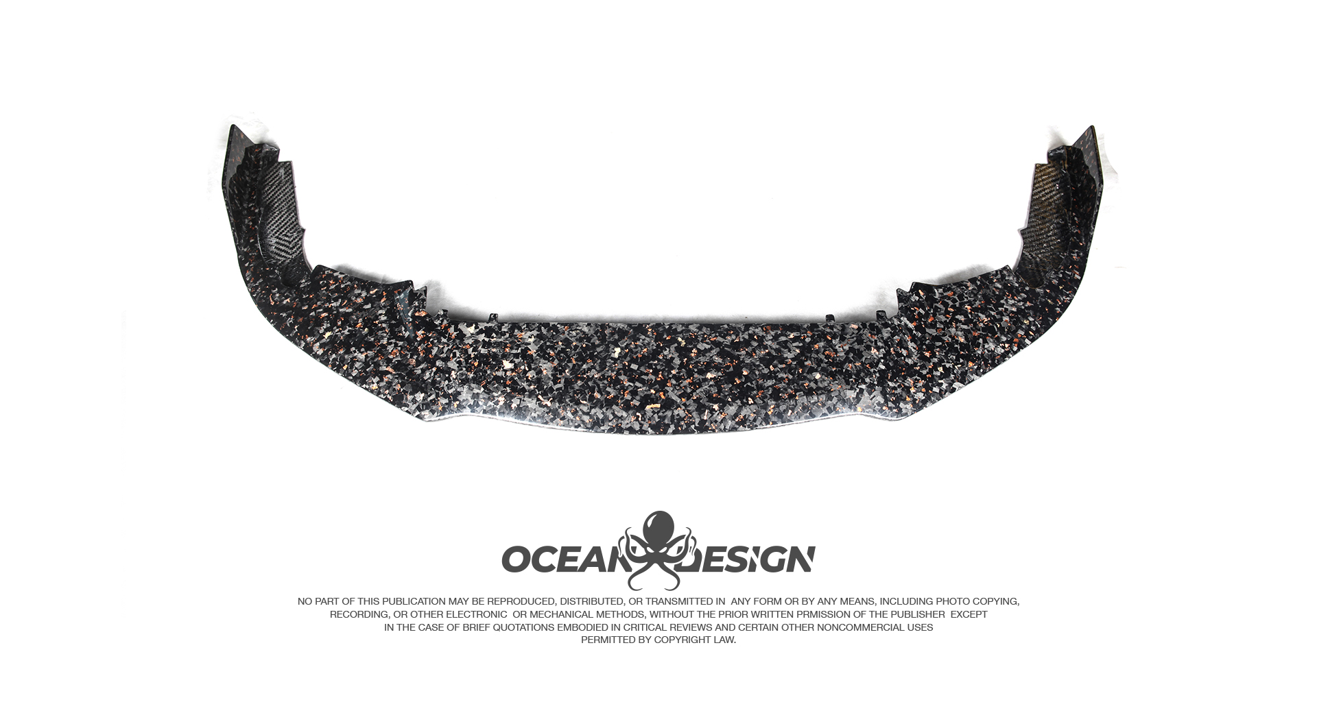 Lamborghini EVO RWD Ocean Design Style Dry Carbon Parts - styling reference for Front Lip