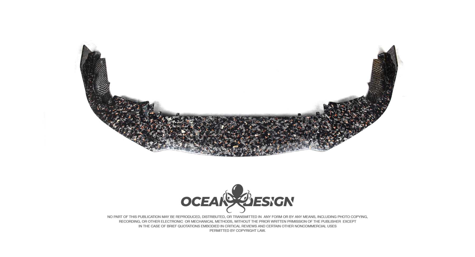 Lamborghini EVO RWD Ocean Design Style Dry Carbon Parts - styling reference for Front Lip