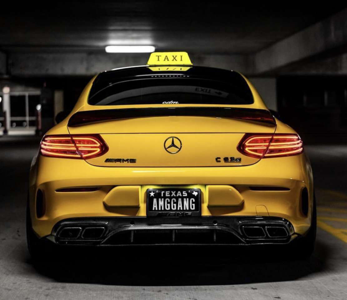 Mercedes-Benz C63 Coupe Edition One Style Carbon Fiber Parts - styling view