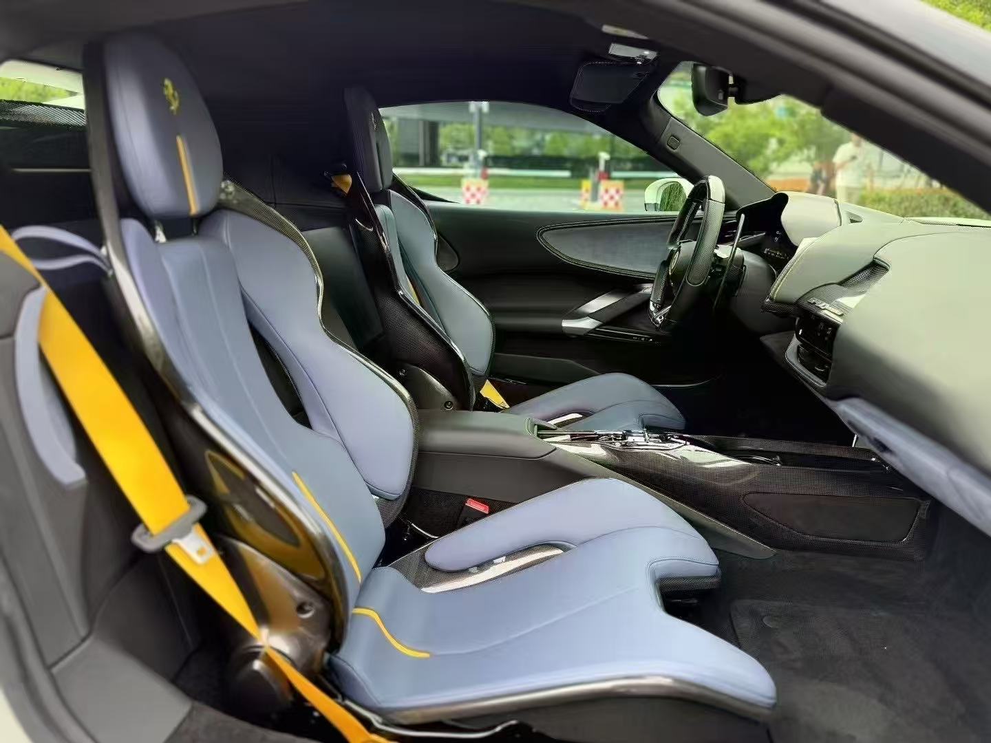 Ferrari 296 / SF90 Style Dry Carbon Bucket Seat - styling view