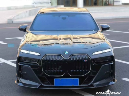 2023-2025 BMW G70 7 Series M Sport MSY Dry Carbon Fiber Front Radar Cover