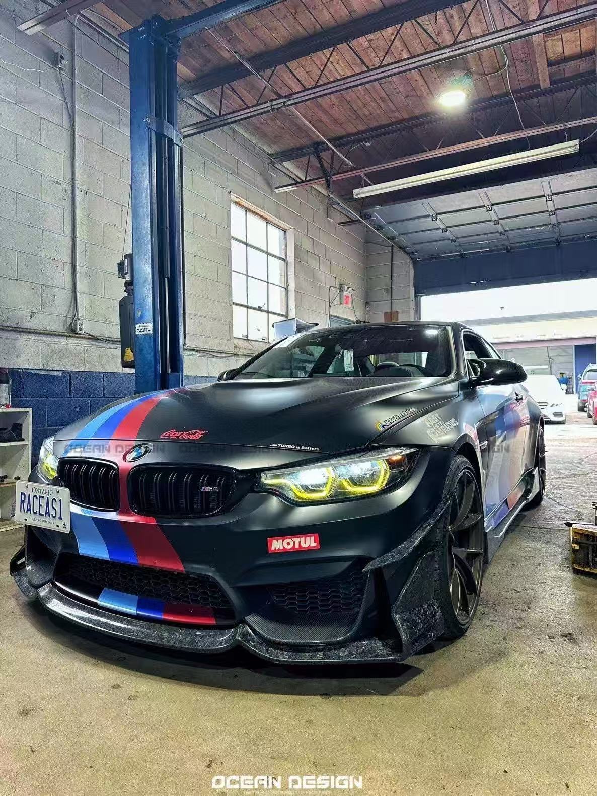 BMW F80 M3/F82 M4 MAD Type 4 Style Parts - styling view
