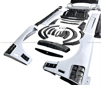Rolls-Royce Cullinan MSY Style Dry Carbon Body Kit Configurations - styling view