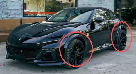 Ferrari Purosangue N Style Dry Carbon Parts - styling reference for Wheel Arch Extensions