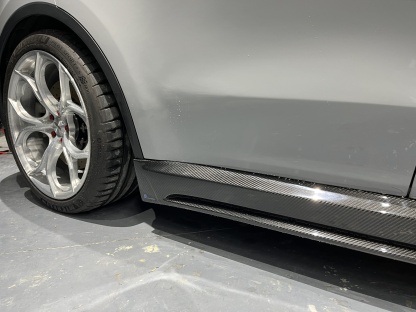Tesla Model Y Ocean Design Generation 2 Dry Carbon Parts - styling view