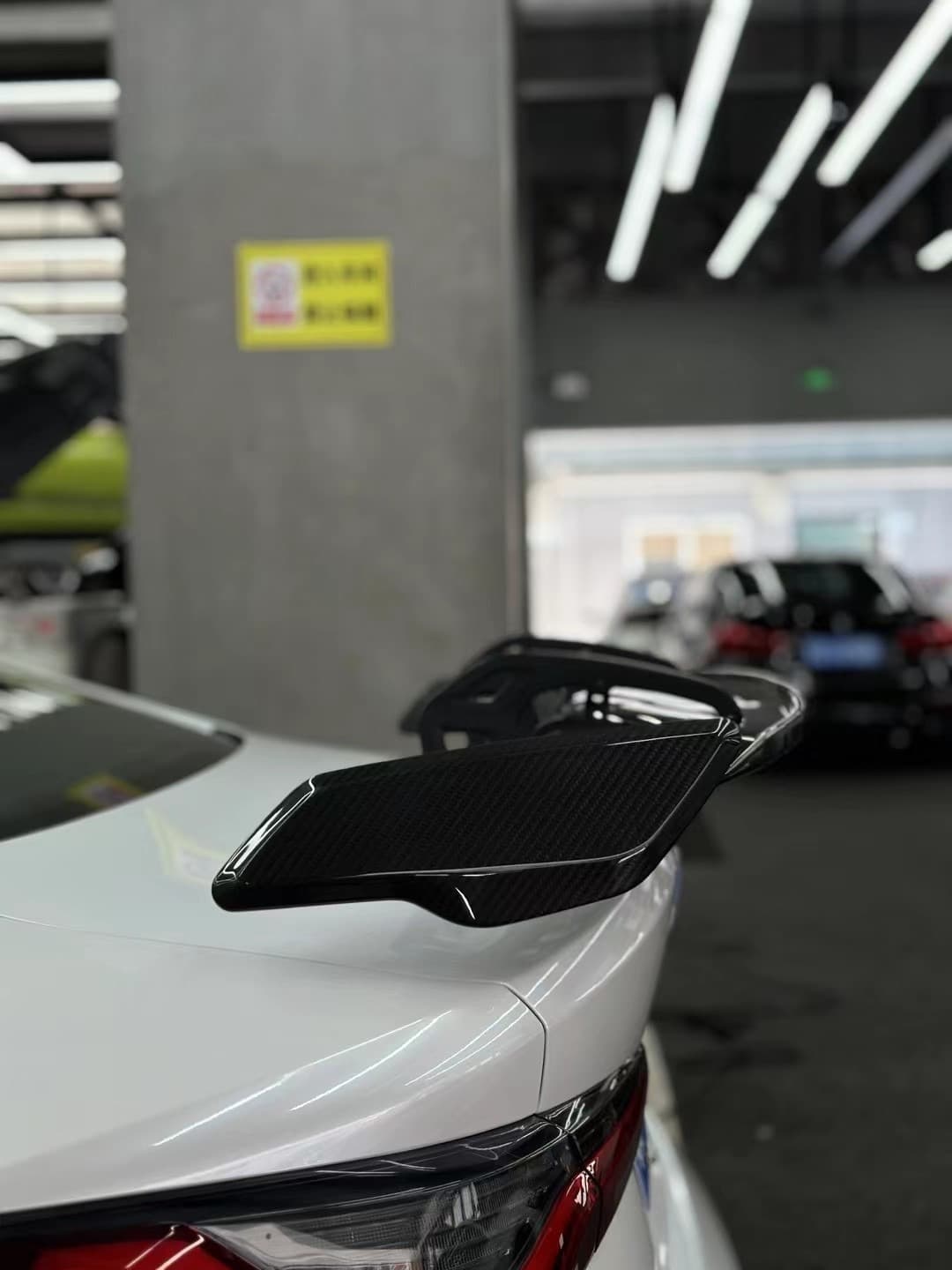 BMW G87 M2/G80 M3/G82 M4 AK Style Dry Carbon GT Wing - styling view