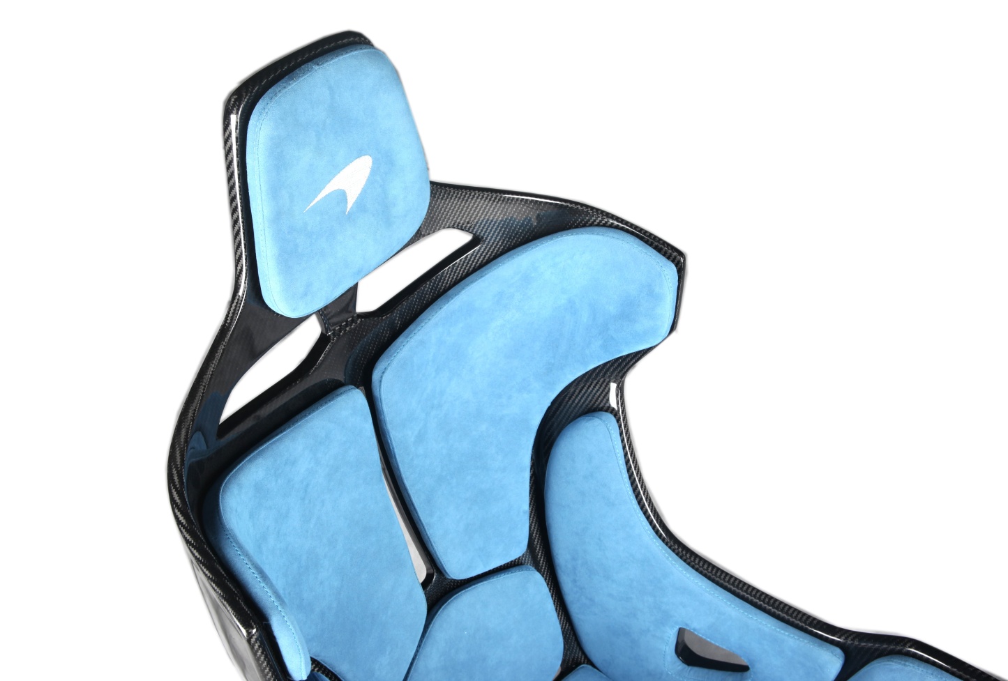 McLaren Senna Style Dry Carbon Bucket Seat - styling view