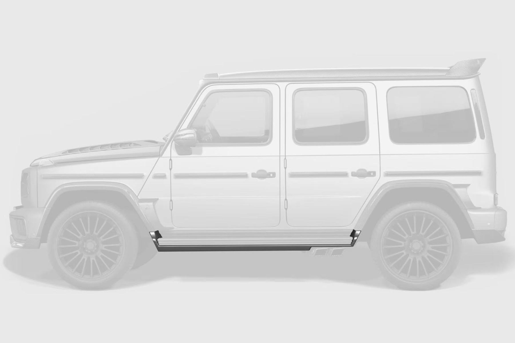 Mercedes-Benz W465 G63 Topcar Style Dry Carbon Parts - styling reference for Step Trim