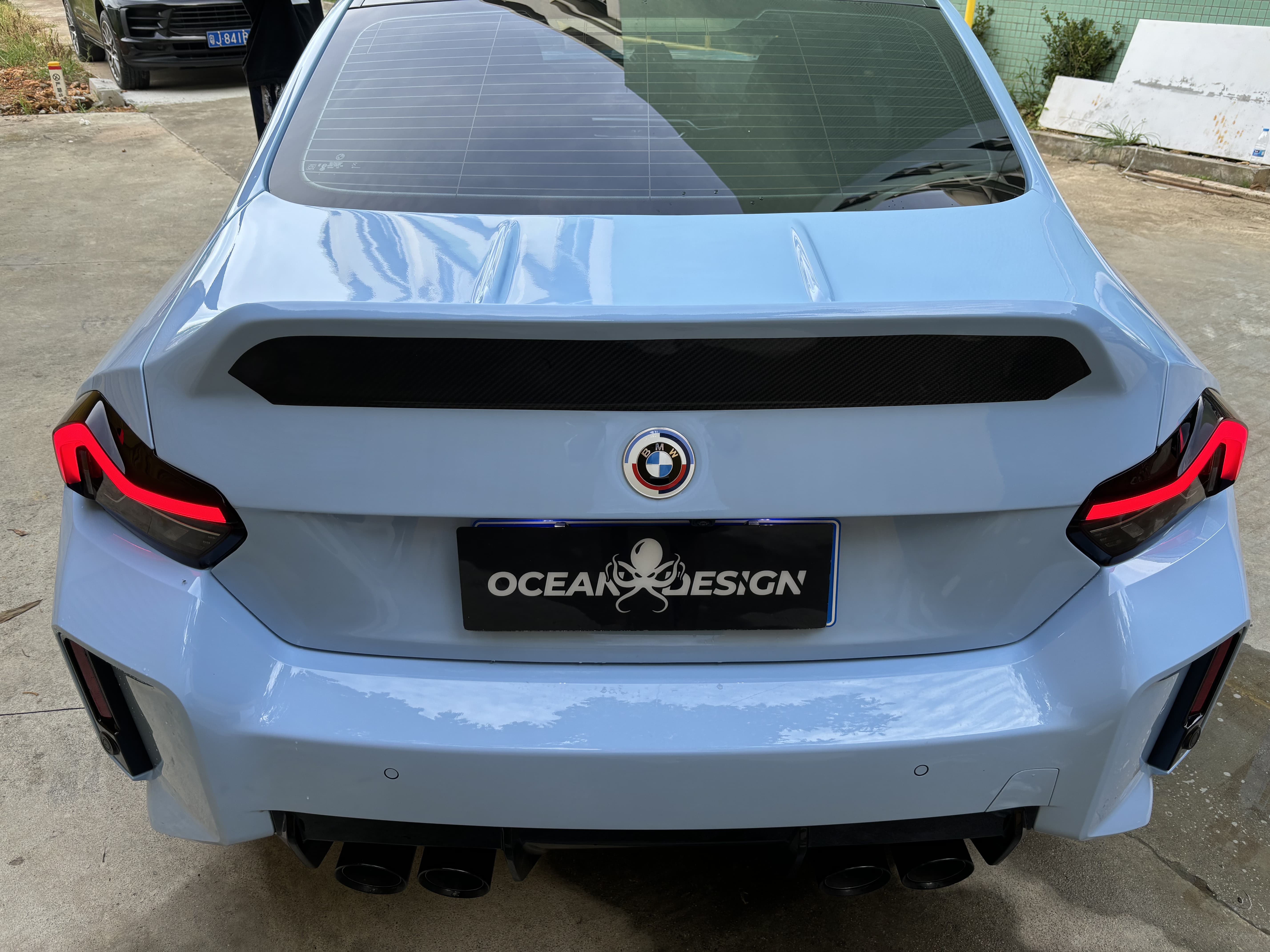 BMW G87 M2 AP Style Dry Carbon Parts - styling view