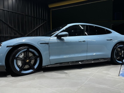 Porsche Taycan Ocean Design OD Style Dry Carbon Parts - styling view