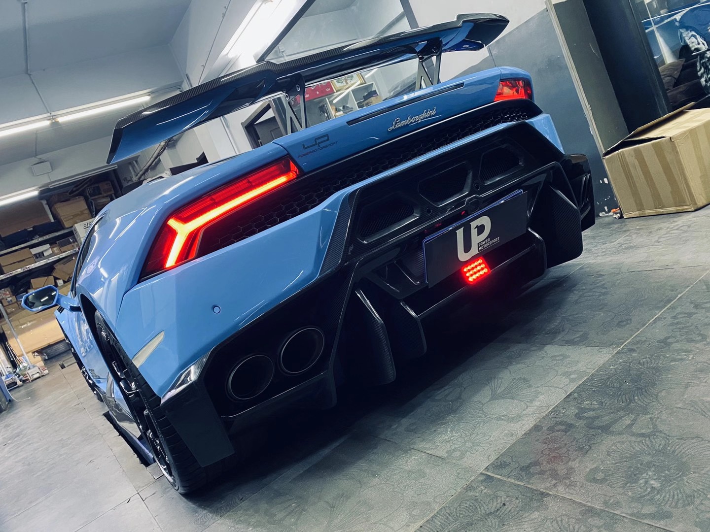 Lamborghini LP580/LP600/LP610 V Style Dry Carbon Parts - styling view