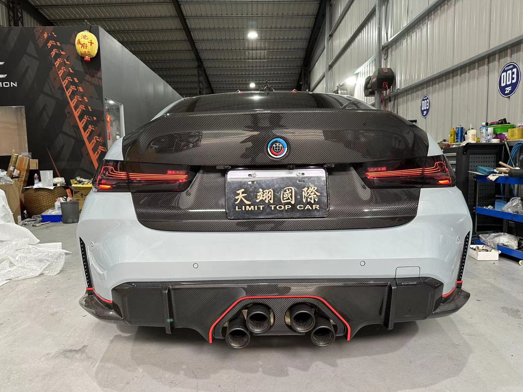 BMW G80 M3/G82 M4 CSL Style Dry Carbon Parts - styling view