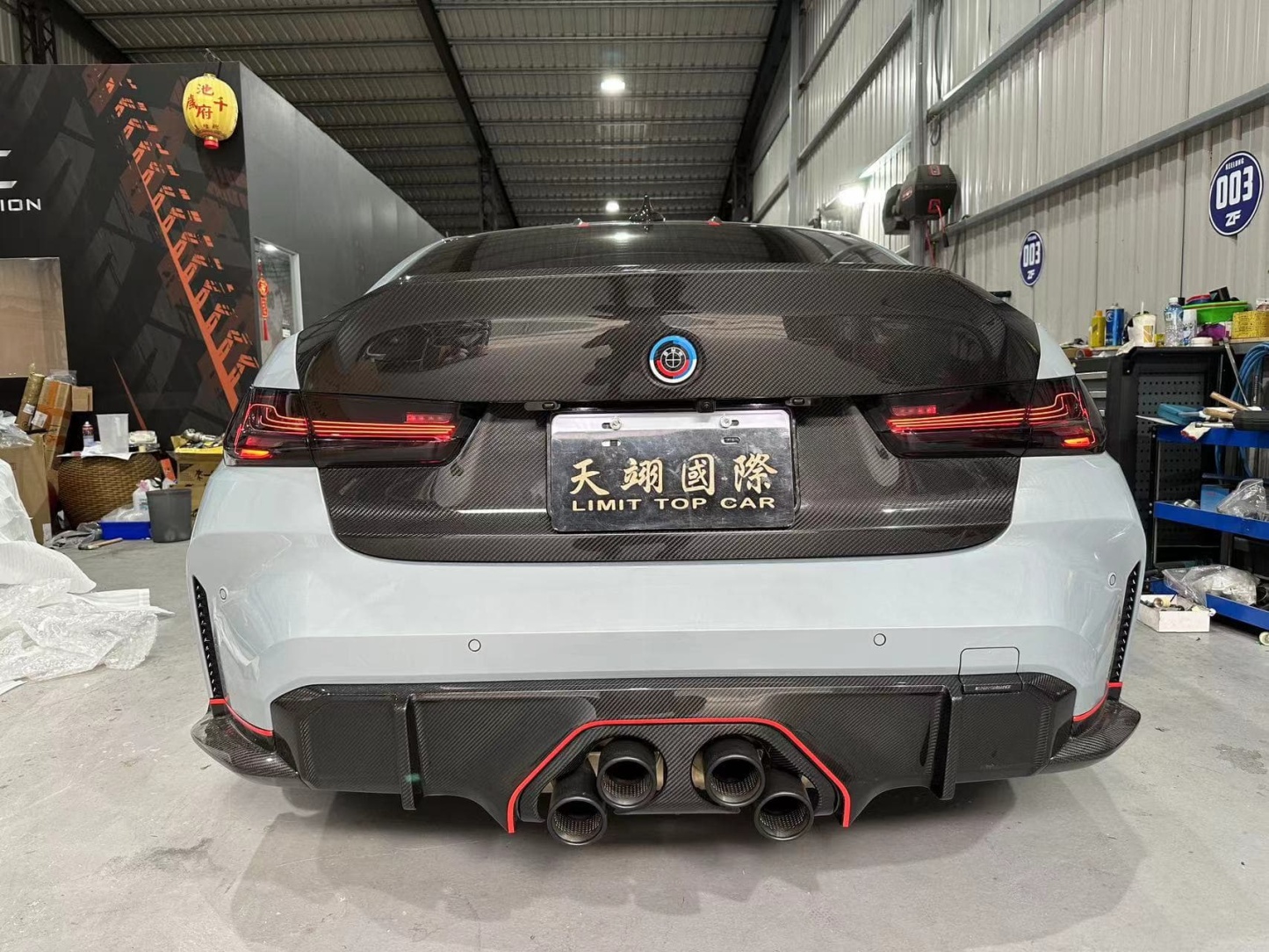 BMW G80 M3/G82 M4 CSL Style Dry Carbon Parts - styling view