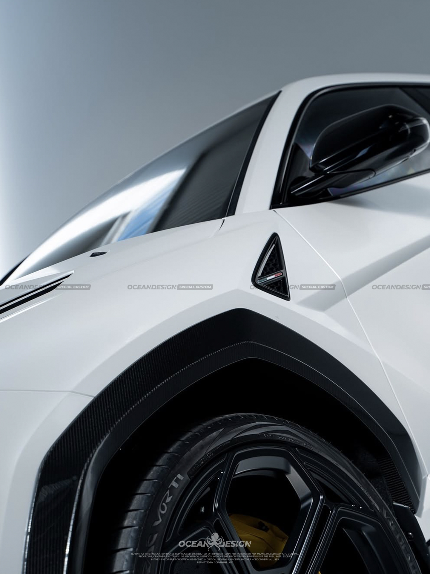 Lamborghini Urus S Ocean Design Style Dry Carbon Parts - styling view
