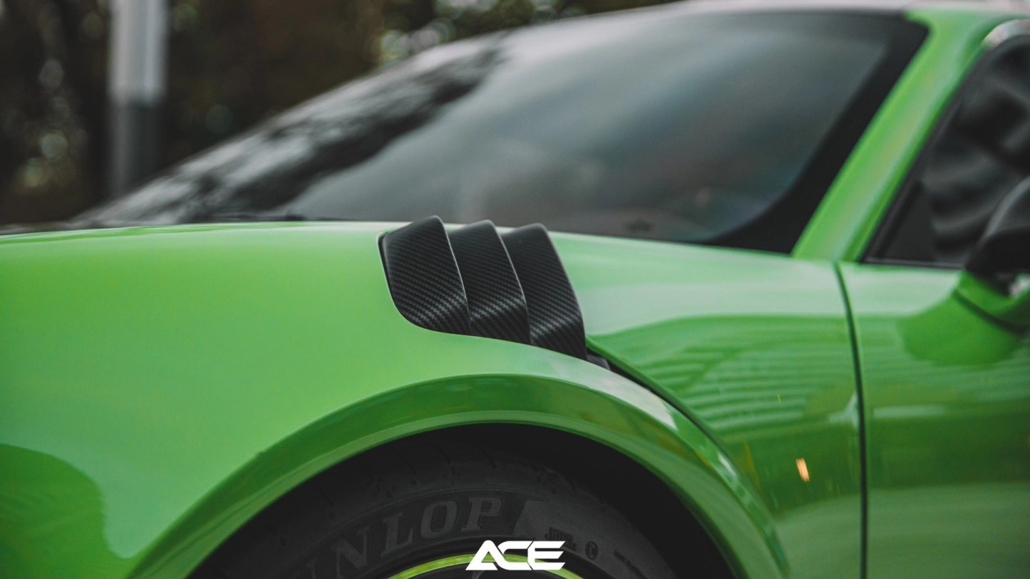 Porsche 991 GT3 RS OEM Style Dry Carbon Parts - styling view