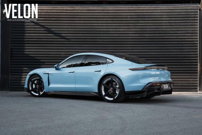 Porsche Taycan Ocean Design OD Style Dry Carbon Parts - styling view