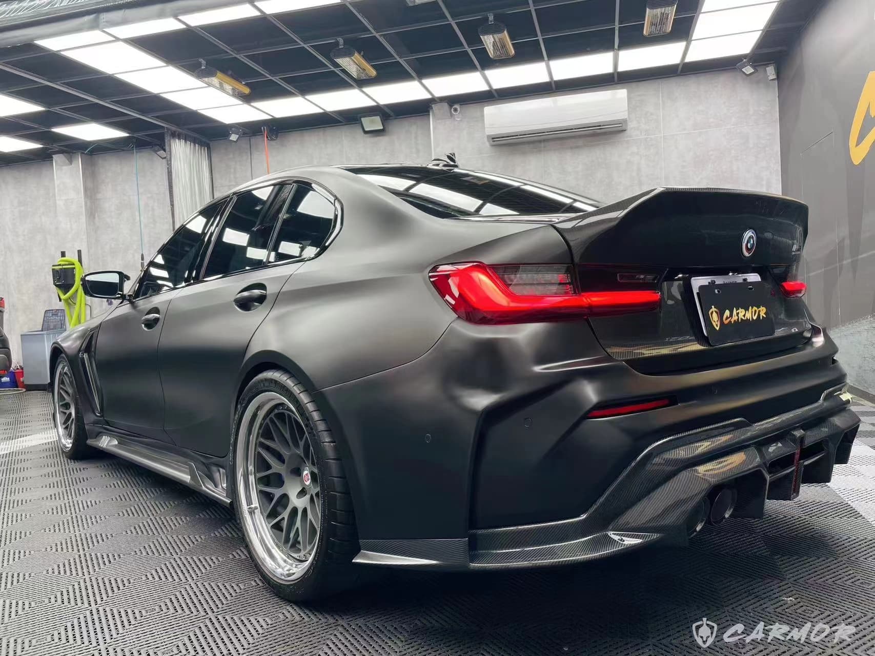 BMW G80 M3/G82 M4 CSL Style Dry Carbon Parts - styling view