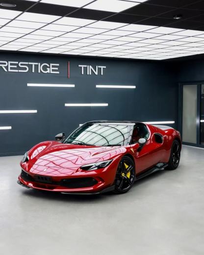 Ferrari 296 N Style Dry Carbon Parts - styling view