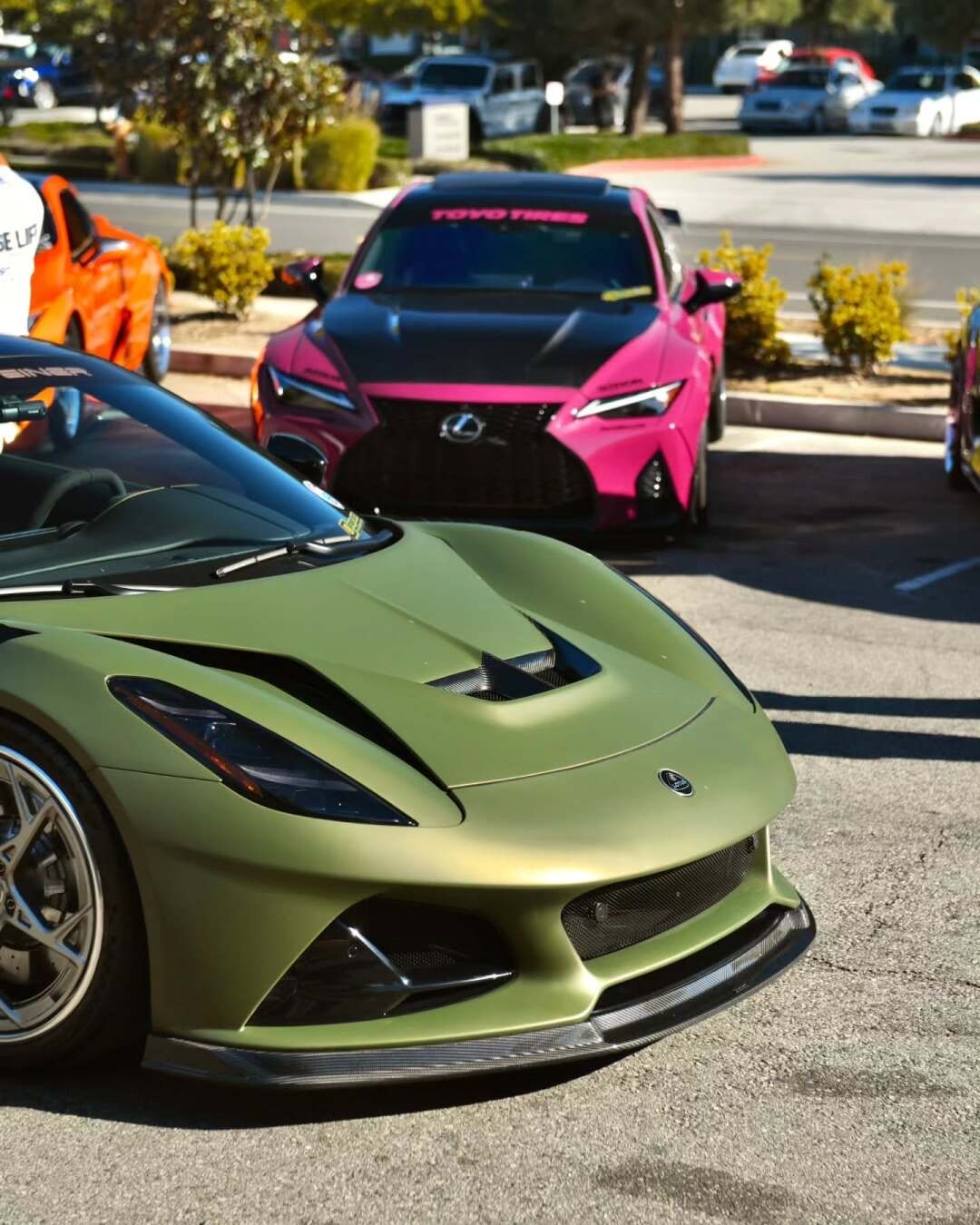 Lotus Emira V Style Dry Carbon Parts - styling view