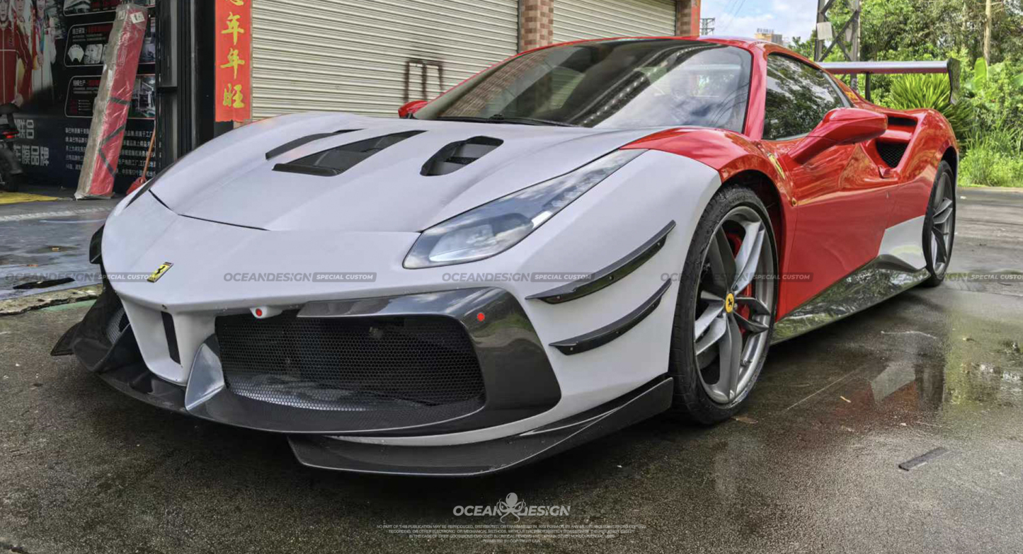 Ferrari 488 Challenge Evo Style Conversion Parts - styling view