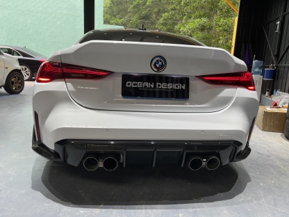 BMW G80 M3/G82 M4 CSL Style Dry Carbon Parts - styling view