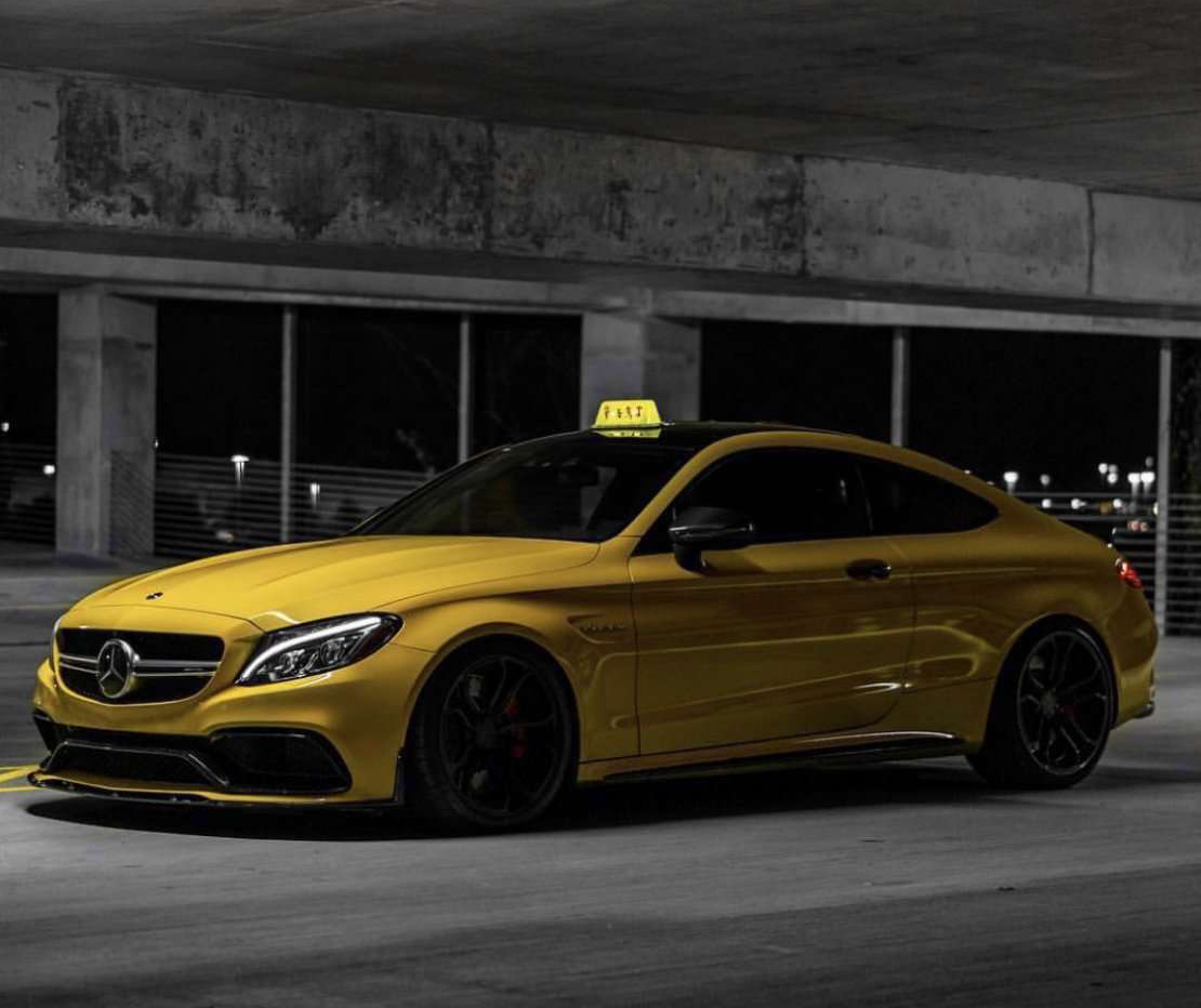 Mercedes-Benz C63 Coupe Edition One Style Carbon Fiber Parts - styling view