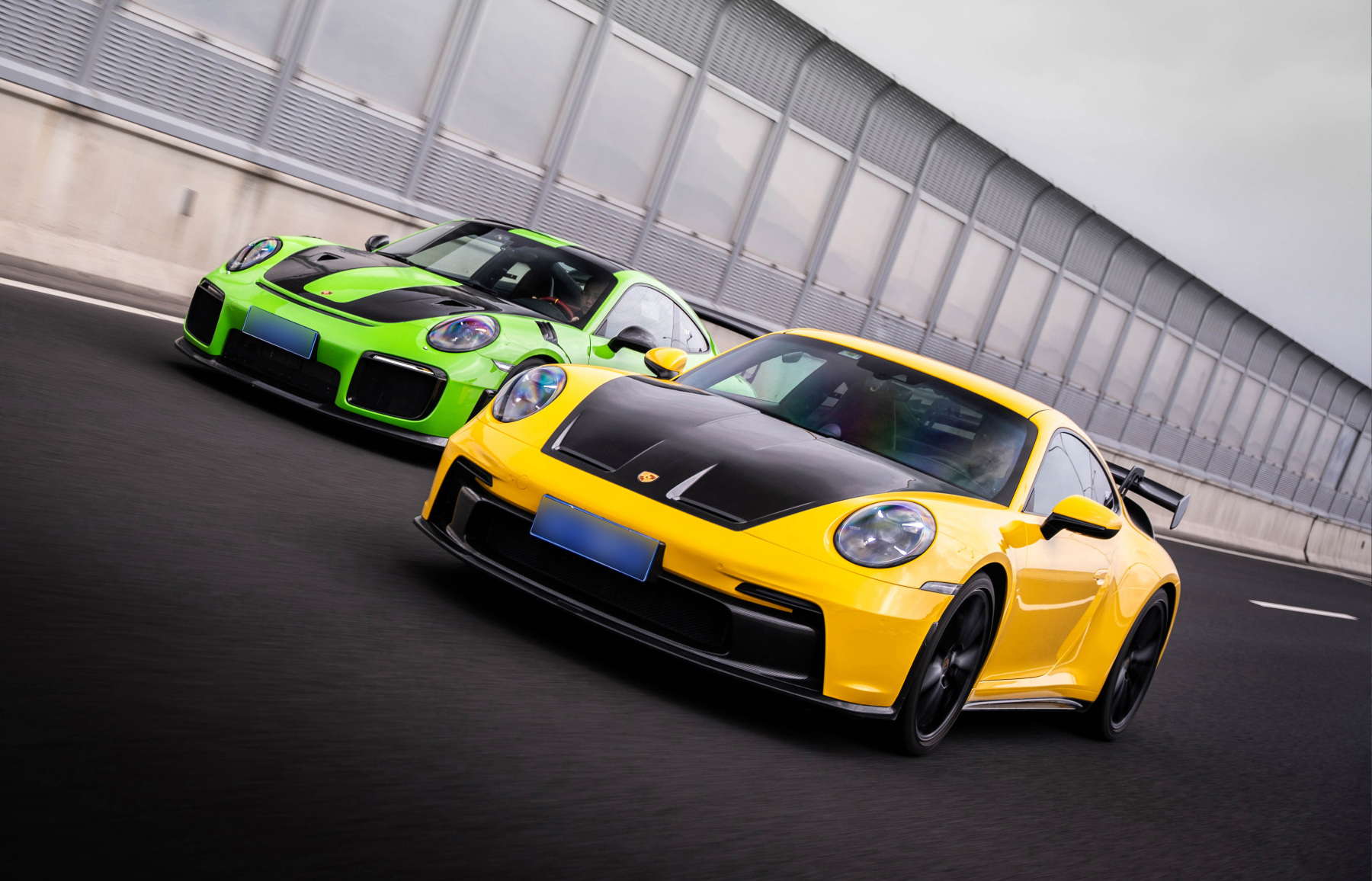 Porsche 911 992.1 GT3 Style Conversion Parts - styling view